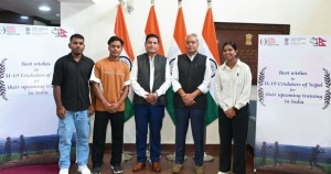 नेपालका तीन खेलाडीलाई भारतमा प्रशिक्षण