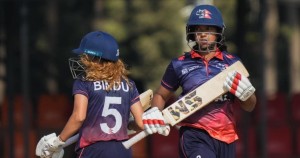 विश्वकप छनाैट:थाइल्यान्डसङ्ग नेपाल ८ विकेटले पराजित