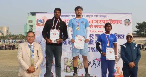 विराटनगर  राष्ट्रपति रनिङ शिल्ड  : आदर्श ६ स्वर्णसहित शीर्ष स्थानमा