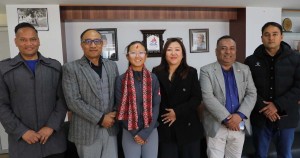 टेनिस खेलाडी शिभाली गुरुङको बिदाइ