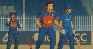 नेपाल र अफगानिस्तान भिड्दै