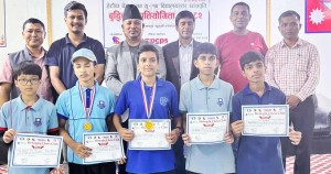 पाँच विद्यार्थीले बुद्धिचाल प्रतियोगिताबाट छात्रवृत्ति जिते