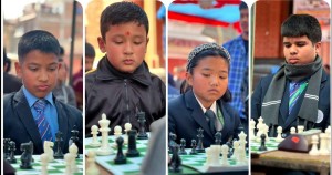 अन्तर विद्यालय चेसमा भ्याली पब्लिक स्कुल अगाडि