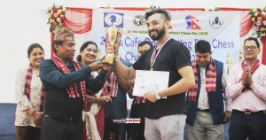 क्षितिज भण्डारीलाई जेजेस् व्लिज चेसको उपाधि