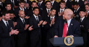 ट्रम्पको भाषणमा ताली बजाएपछि मेस्सीको आलोचना