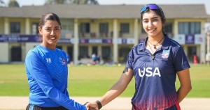 अमेरिका विरुद्ध नेपाल ब्याटिङमा