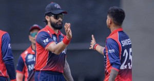 क्यानडाले नेपाललाई दियो १६२ रनको लक्ष्य