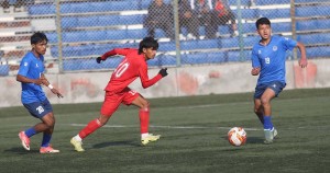 एन्फा यु–१६ फुटबल : पुलिस र फ्रेन्ड्स विजयी 