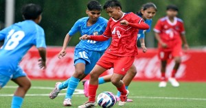 यू–१७ साफ महिला च्याम्पियनशिप : भारतसँग नेपाल ७–० ले पराजित