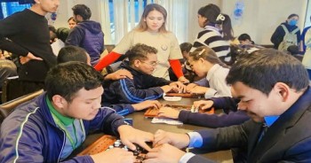 पहिलाे दृश्टीविहीन चेस स्पर्धा सुरु