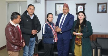  पारा एसियन युथमा कास्य जित्ने तामाङलाई सम्मान