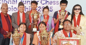 प्रथम जुनियर राष्ट्रिय चेस च्याम्पियनसिप: रिसोन र रिया च्याम्पियन
