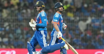 भारतद्धारा जिम्बावेसामु २५७ रनको विशाल लक्ष्य प्रस्तुत