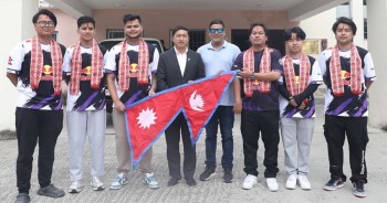 पब्जी विश्वकप खेल्न साउदी जाने नेपाली टोलीको बिदाई