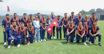 नेपाली क्रिकेट टोली आज स्कटल्यान्ड प्रस्थान गर्दै
