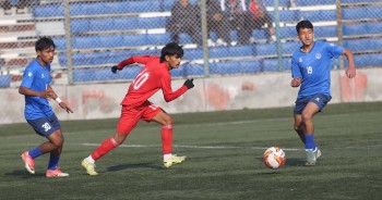 एन्फा यु–१६ फुटबल : पुलिस र फ्रेन्ड्स विजयी 