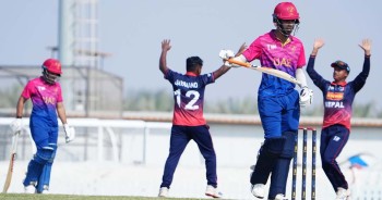 नेपाल युएईले दिएको १४८ रनको लक्ष्य पछ्याउँदै 