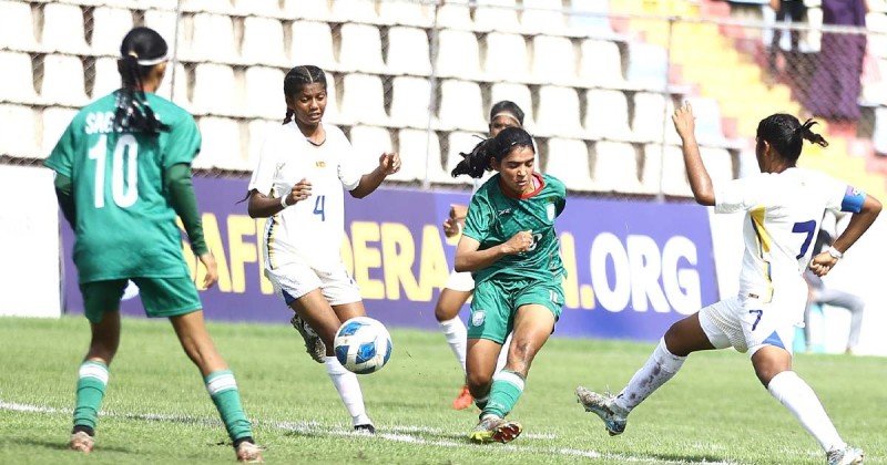 यू–२० महिला च्याम्पियनसिप :बंगलादेशले श्रीलंकालाई ९–१ ले हरायो