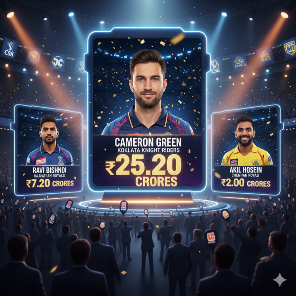 आईपीएल २०२६ अक्सन: क्यामरन ग्रीन बने सर्वाधिक महँगा, को-को बिके कतिमा?
