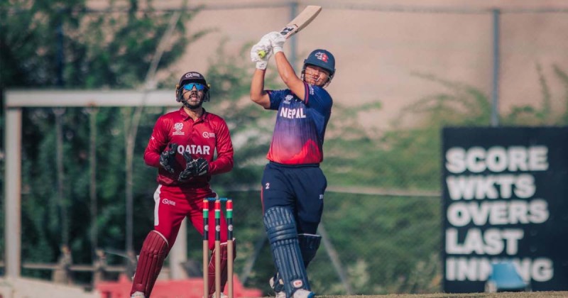 कतारलाई नेपालले दियो १७१ रनको लक्ष्य