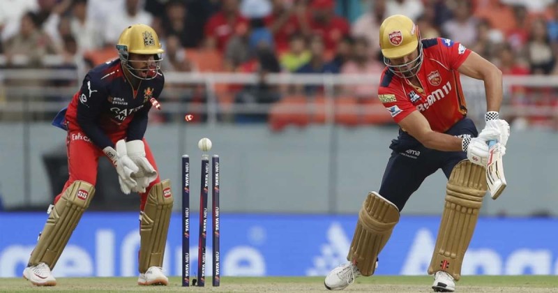 पञ्जावले आरसीबीलाई दियो १५८ रनको लक्ष्य