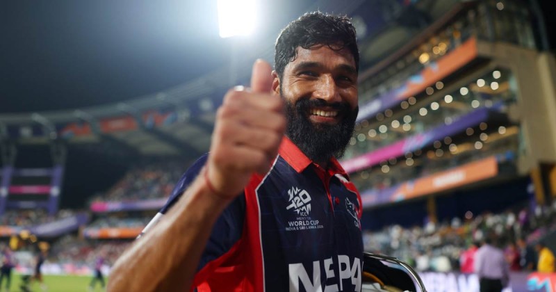 दीपेन्द्रसिंह  टी–२० अलराउन्डर वरीयताकोचौथो स्थानमा उक्लिए