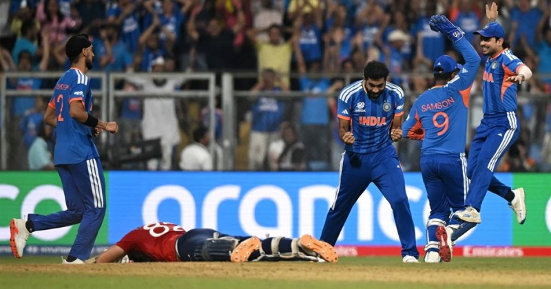 इङ्ल्यान्डलाई हराउँदै भारत विश्वकपको फाइनलमा 