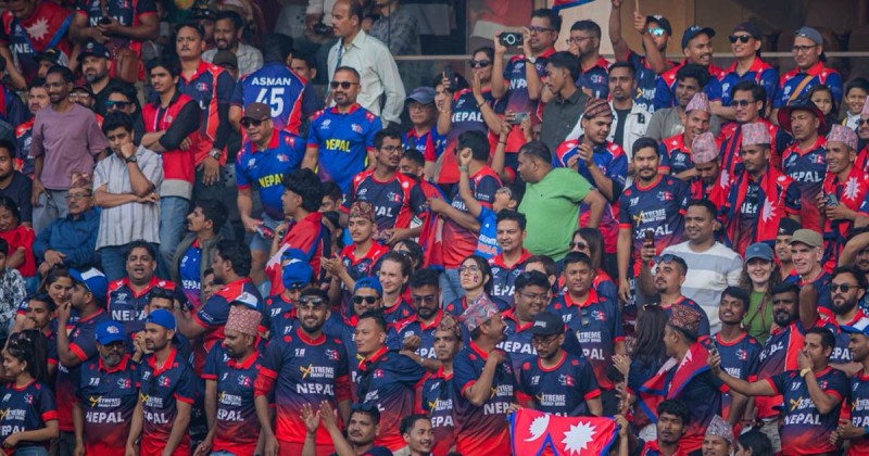 मुम्बईको मैदानमा नेपाली समर्थकको ऐतिहासिक विश्वकीर्तिमान!