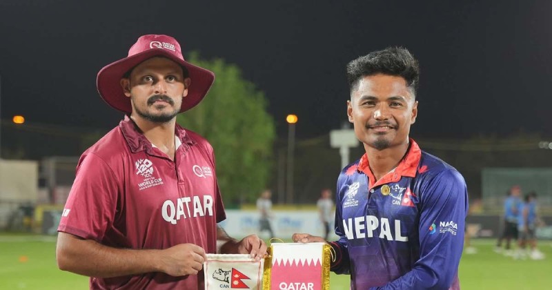 कतार विरुद्द नेपाल ब्याटिङमा,ललितको स्थानमा आदिललाई मौका