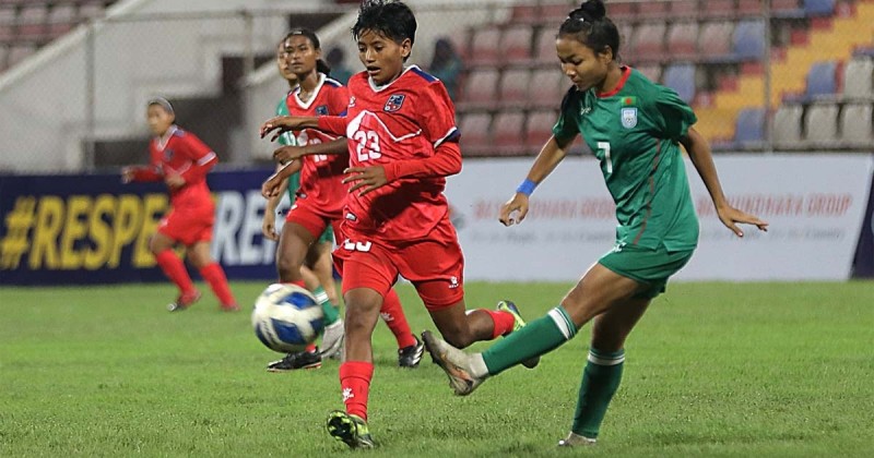 बंगलादेशसँग नेपाल ३–२ ले पराजित