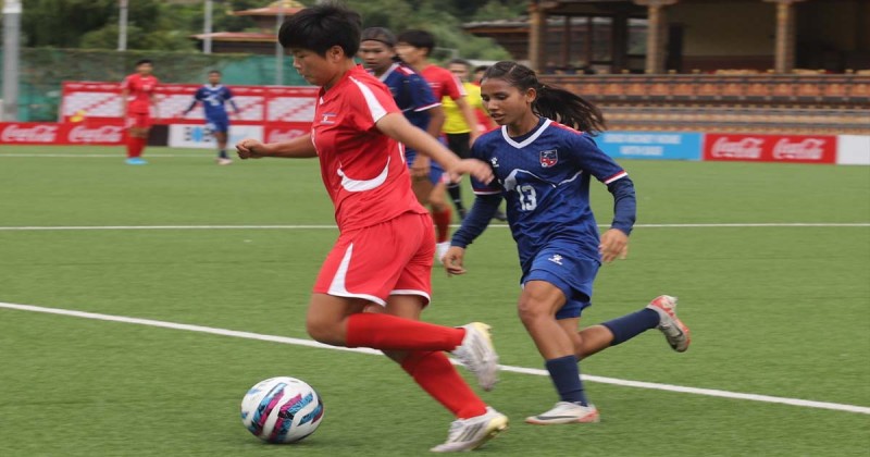 उत्तर कोरियासंग नेपालको लज्जास्पद हार,एसियन कप छनोटबाट बाहिरियाे