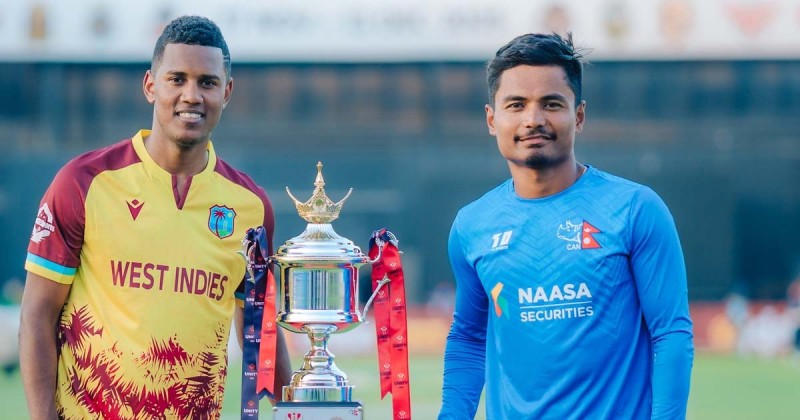 नेपाल र वेस्ट इन्डिजबीचको ऐतिहासिक ट्वान्टी–२० शृंखला आजदेखि सुरु
