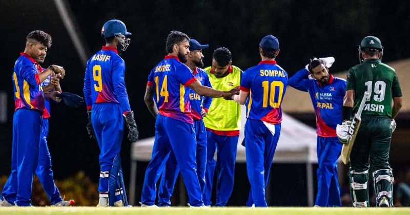 १४५ रनको लक्ष्य पछ्याएको नेपाललको खराब प्रदर्शन