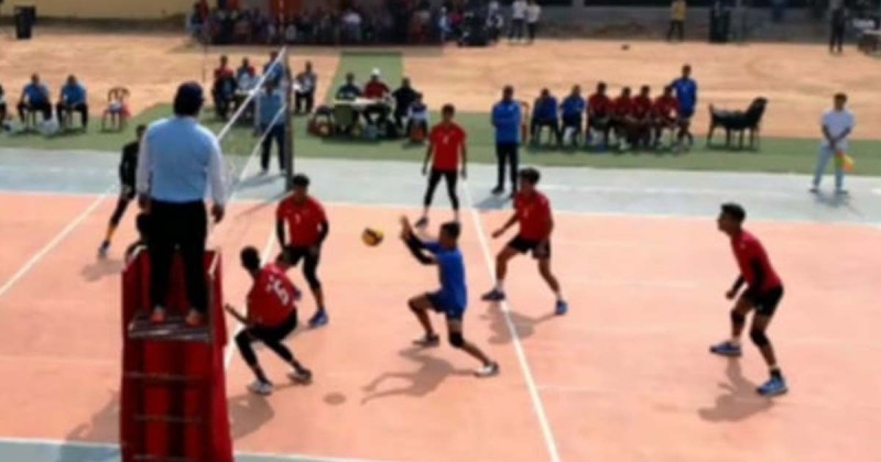 तोप २१ नगर कप भलिबल : पुलिसको विजयी सुरुवात