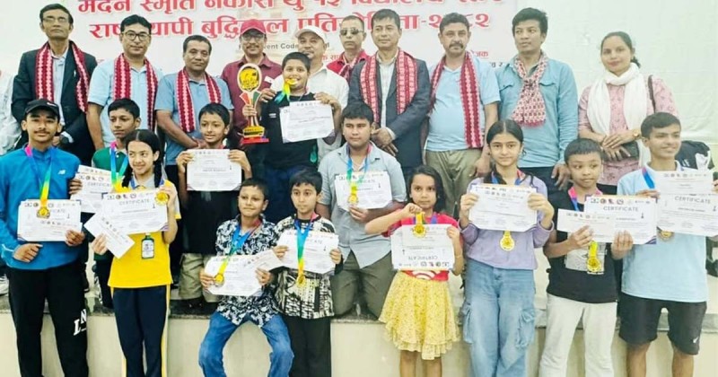 पुष्प सदनका हार्दिक पन्तलाई राष्ट्रिय विद्यालयस्तरीय चेस उपाधि