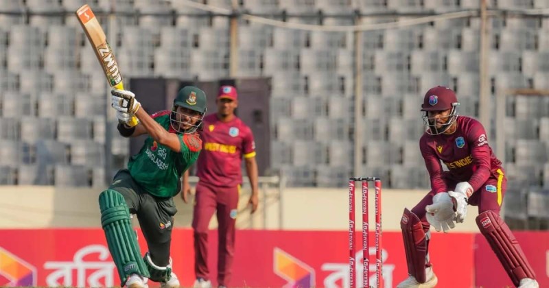 सुपर ओभरमा बंगालादेशलाई वेस्ट-इन्डिजले हरायो