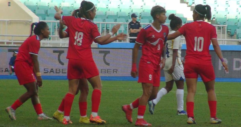 पहिलो हाफमा नेपाल उज्बेकिस्तानसंग ३–१ ले पछाडी