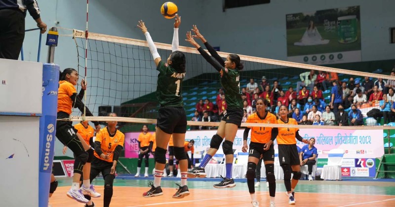 एनभीए भलिबल लिग :वैशाख १० गतेदेखि